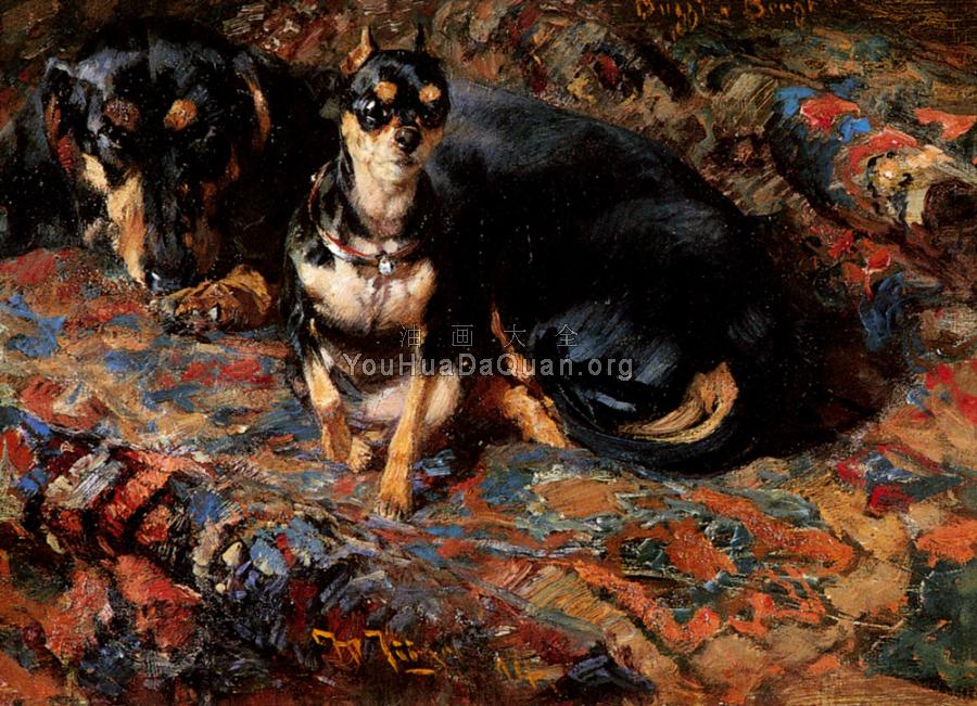 Two Friends - 黑里奇·凡·佐格尔